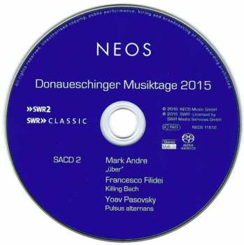 2SACD Francesco Filidei: Donaueschinger Musiktage 2015
