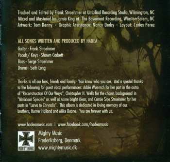 CD Hādeä: Fabric Of Intention