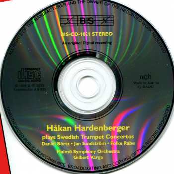 CD Håkan Hardenberger: Håkan Hardenberger Plays Swedish Trumpet Concertos