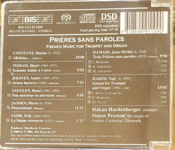 SACD Håkan Hardenberger: Prières Sans Paroles (French Music For Trumpet And Organ)