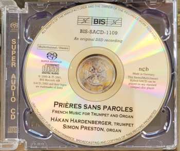 SACD Håkan Hardenberger: Prières Sans Paroles (French Music For Trumpet And Organ)