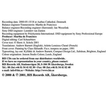 SACD Håkan Hardenberger: Prières Sans Paroles (French Music For Trumpet And Organ)