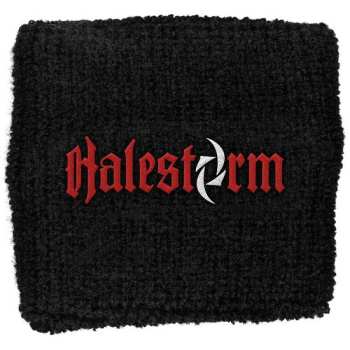 Merch Halestorm: Embroidered Wristband Logo Halestorm