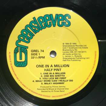 LP Half Pint: One In A Million