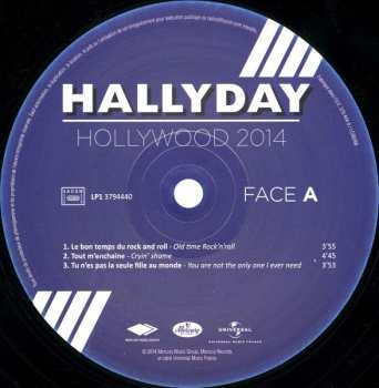 2LP Johnny Hallyday: Hollywood 2014 DLX