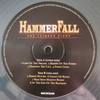 3LP/Doos HammerFall: One Crimson Night DLX | CLR