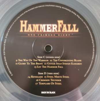 3LP/Doos HammerFall: One Crimson Night DLX | CLR