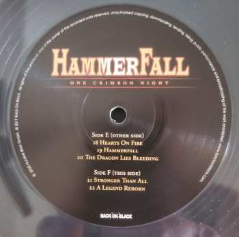 3LP/Doos HammerFall: One Crimson Night DLX | CLR