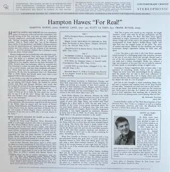 LP Hampton Hawes: For Real!