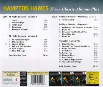 2CD Hampton Hawes: Three Classic Albums Plus: Al Night Session Vol. 1 & 2 & 3 / Hampton Hawes Trio