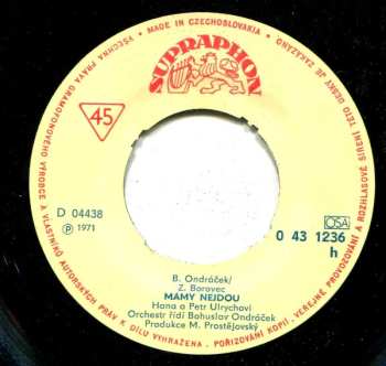 SP Hana A Petr Ulrychovi: Ať V Tvých Písních Zním Jenom Já / Mámy Nejdou