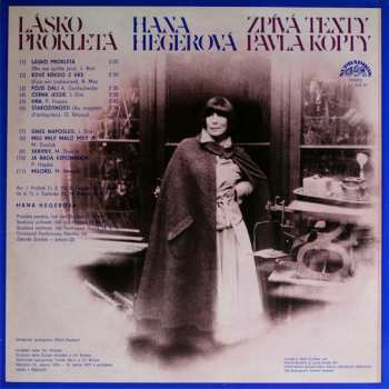 LP Hana Hegerová: Lásko Prokletá (Hana Hegerová Zpívá Texty Pavla Kopty)