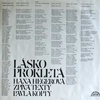 LP Hana Hegerová: Lásko Prokletá (Hana Hegerová Zpívá Texty Pavla Kopty)