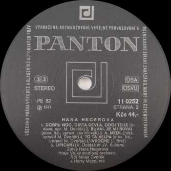 LP Hana Hegerová: Recital (74 2)