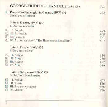 CD Georg Friedrich Händel: The Great Harpsichord Works