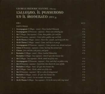2CD Georg Friedrich Händel: L'Allegro, Il Penseroso Ed Il Moderato