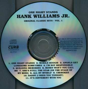 CD Hank Williams Jr.: One Night Stands