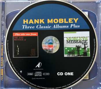 2CD Hank Mobley: Three Classic Albums Plus