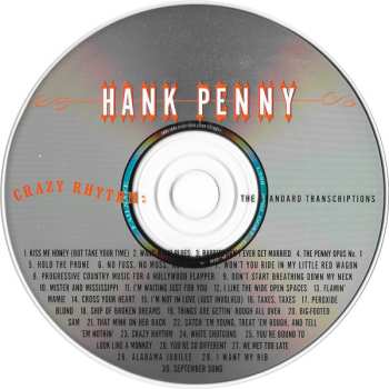CD Hank Penny: Crazy Rhythm: The Standard Transcriptions