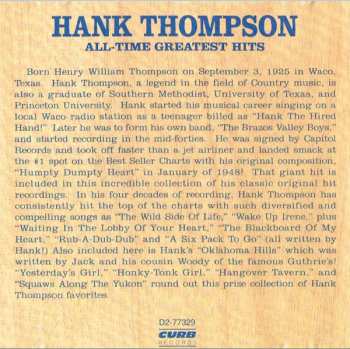 CD Hank Thompson: All-Time Greatest Hits