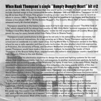 CD Hank Thompson: Hank World