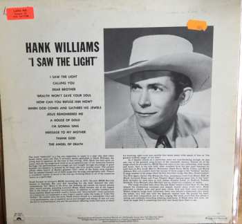 LP Hank Williams With His Drifting Cowboys: I Saw The Light