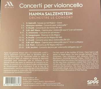 CD Hanna Salzenstein: Concerti Per Violoncello DIGI