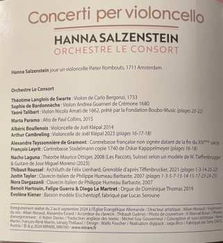 CD Hanna Salzenstein: Concerti Per Violoncello DIGI