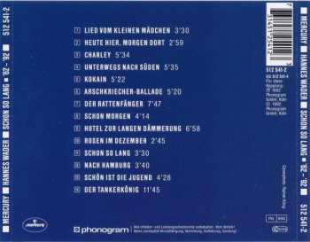 CD Hannes Wader: Schon So Lang • '62-'92