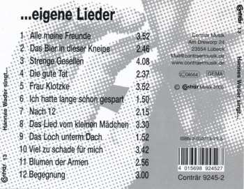 CD Hannes Wader: Singt Eigene Lieder