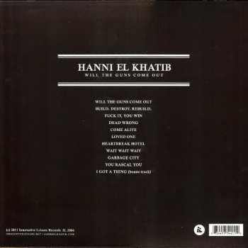 LP Hanni El Khatib: Will The Guns Come Out