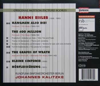CD Johannes Kalitzke: Hangmen Also Die!, The 400 Million, The Grapes Of Wrath, Kleine Sinfonie, Hörfleissübung