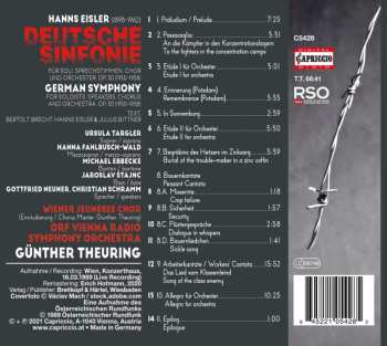 CD Wiener Jeunesse-Chor: Deutsche Sinfonie Op. 50