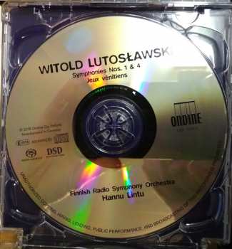 SACD Witold Lutoslawski: Symphonies Nos. 1 & 4 Jeux Vénitiens