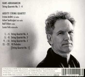 CD Hans Abrahamsen: String Quartets No. 1 - 4