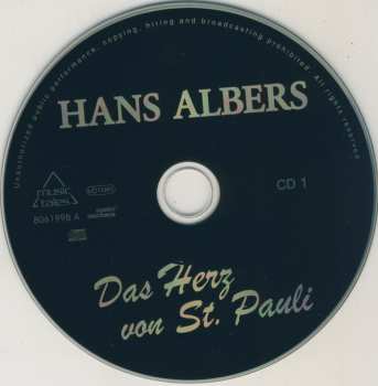 2CD Hans Albers: Das Herz Von St. Pauli
