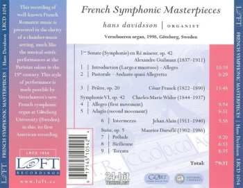 CD Hans Davidsson: French Symphonic Masterpieces