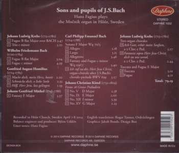 CD Hans Fagius: Sons And Pupils Of Johann Sebastian Bach