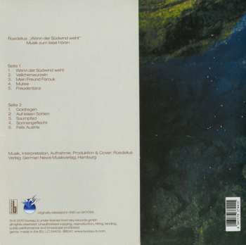 LP Hans-Joachim Roedelius: Wenn Der Südwind Weht