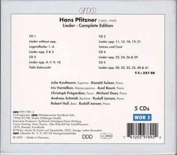 5CD/Doos Christoph Prégardien: Lieder Complete Edition