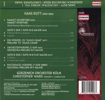 CD Gürzenich-Orchester Kölner Philharmoniker: Orchestral Works ∙ Vol. 1 (Hamlet Overture ∙ Pastoral Prelude ∙ Prelude To 'Julius Cäsar' ∙ Orchestral Suites)