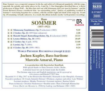 CD Hans Sommer: Lied Edition • 1