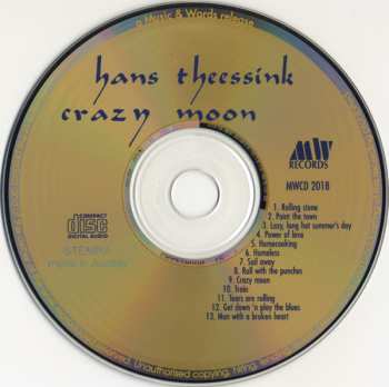 CD Hans Theessink: Crazy Moon