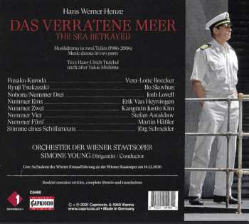 2CD Orchester Der Wiener Staatsoper: Das Verratene Meer = The Sea Betrayed