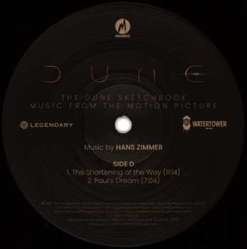 2LP Hans Zimmer: Dune (The Dune Sketchbook) (Music From The Soundtrack)