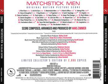 CD Hans Zimmer: Matchstick Men (Original Motion Picture Score) DLX | LTD