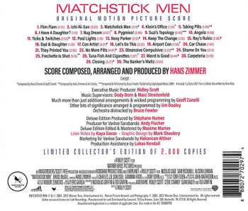 CD Hans Zimmer: Matchstick Men (Original Motion Picture Score) DLX | LTD