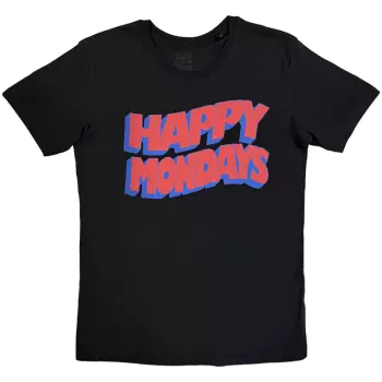 T-shirt Wavy Logo Happy Mondays
