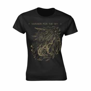 Merch Harakiri For The Sky: T-shirt Dames Gold Owl (girlie)