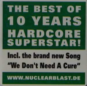 CD Hardcore Superstar: The Party Ain't Over 'Til We Say So